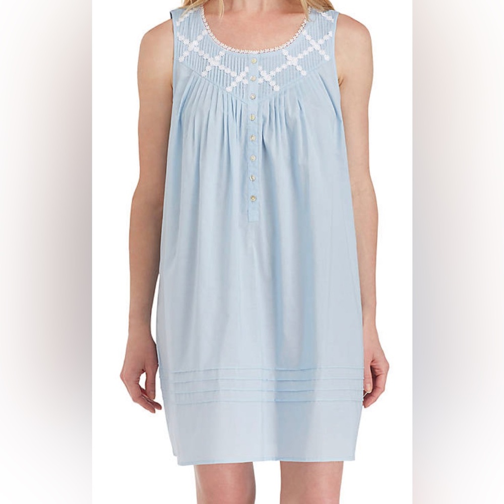 Eileen West Short Chemise Nightgown XL